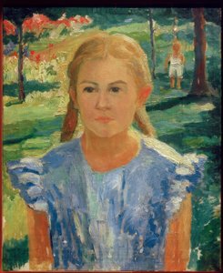Portret van Una