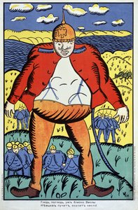 Kijk, de Wisla is niet ver... door Kazimir Severinovich Malevich