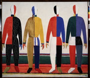 Sporters door Kazimir Severinovich Malevich
