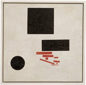Suprematistische compositie, 1915 door Kazimir Severinovich Malevich