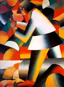 De houthakker, 1912 door Kazimir Severinovich Malevich