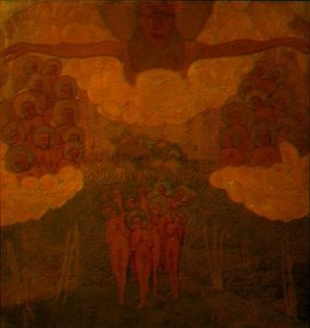 Triomf van de Hemelen, studie voor een fresco door Kazimir Severinovich Malevich