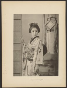 Een Japans dansmeisje door Kazumasa Ogawa