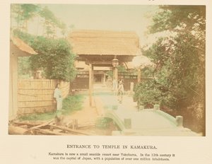 Ingang tot tempel in Kamakura