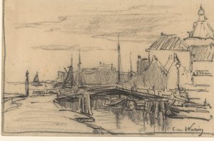 Haven van Enkhuizen door Kees van Waning