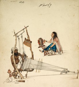 Weven en Spinnen, ca. 1860