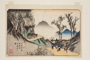 Nr. 44, Magome Station: Uitzicht vanaf de pas