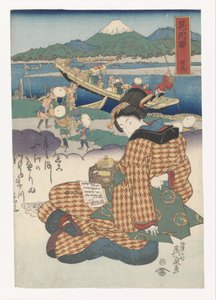 Brieflezende geisha