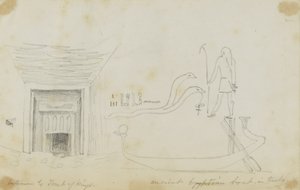 Ingang van het Graf der Koningen, Egypte