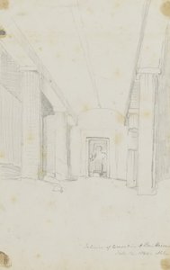 Interieur van opgravingen in Beni Hassan, Egypte door Kellogg, Miner Kilbourne