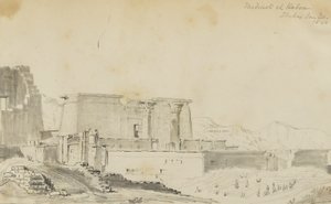 Medinet El Harbor, Thebe door Kellogg, Miner Kilbourne