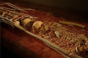 Archeologie; Hominide; Hominin; Menselijke Evolutie - Homo sapiens sapiens; Menselijke Evolutie; IJstijd, 2000 (foto) door Kenneth Garrett