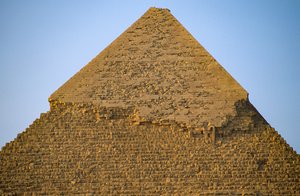 Piramide van Khafre, Oude Rijk van Egypte; Gizeh Plateau; Gizeh; Egypte