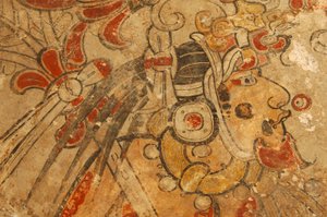 Maya; Maya Muurschilderingen; San Bartolo; Guatemala; Dr. Bill Saturno