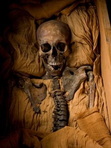 Mummie van de vader van koning Toetanchamon Akhenaten