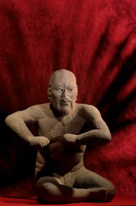 Olmec Enigma; Beeldje; Worstelaar; NMAH; Mexico