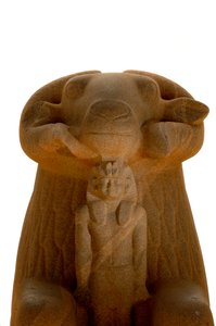 Taharka en ramshoofdige sfinx, Gebel Barkal, Zwarte Farao