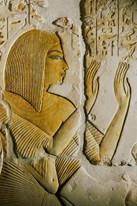 Graf van Maia; Egypte; Archeologie; Nieuwe Rijk; Saqqara, Amarna periode, kunst door Kenneth Garrett