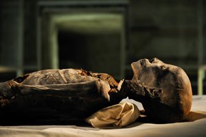 mm7864; 18e Dynastie; Nieuwe Rijk; Egypte; DNA; Monster; Mummie, onbekende mummie door Kenneth Garrett