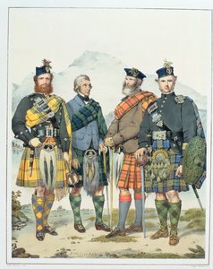 John MacLachlan, Hugh Grahame, James MacFarlane en Angus Colquhoun, vier van Queen Victoria
