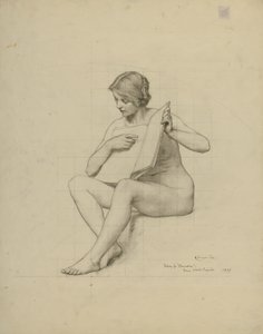 (Rotunda van het Capitool van de staat Iowa) (Onderwijs, studie voor panel)