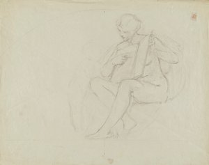 (Rotunda van het Capitool van de staat Iowa) (Onderwijs, studie voor panel)