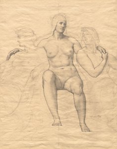 Allegorische Vrouwelijke Figuren door Kenyon Cox