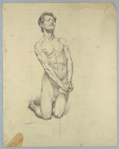 Figurenstudie voor "De verzoeking van Sint Antonius"