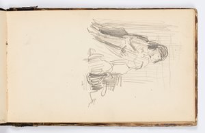 Schetsboek Pagina door Kenyon Cox