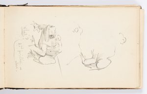 Schetsboek Pagina door Kenyon Cox