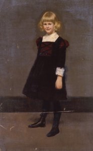 Zonder titel, portret van een jong meisje, ca. 1900