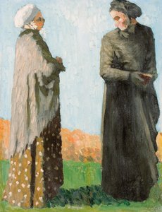 Boeren in Zondagskleding, 1890