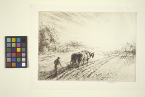 Vroeg Ploegen (Lente) door Kerr Eby