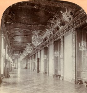 De Grote Banketzaal, Koninklijk Paleis, Stockholm, Zweden, 1901 door Keystone View Company