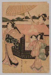 Geen titel, 1787-1869 door Kikugawa Eizan