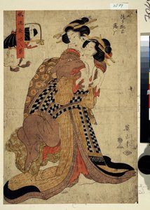 Acht elegante poëtische liederen. Japanse courtisanes door Kikukawa Eizan