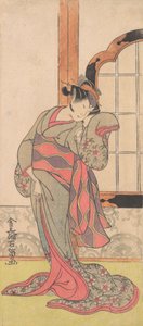 De Acteur Iwai Hanshiro, 1780-1790 door Kinchodo Sekiga