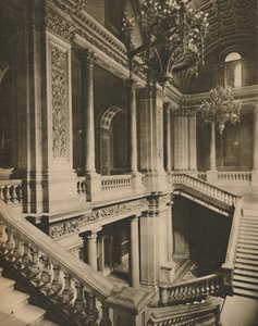 Marmeren balustrades van de trap in het Ministerie van Buitenlandse Zaken, ca. 1935