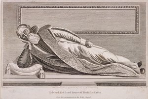 Monument voor Sir Edward Bruce in Rolls Chapel, Chancery Lane, Londen door King