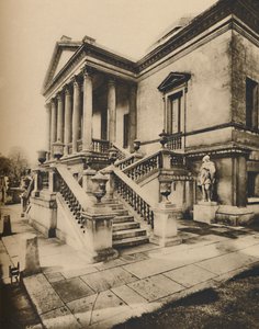Portiek-ingang naar Chiswick House, een achttiende-eeuwse overleving
