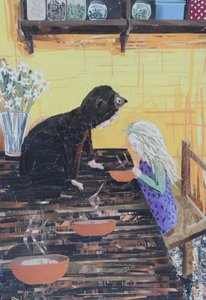 Goudlokje en Kleine Beer door Kirstie Adamson