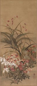 Zomerbloemen, midden 1600s