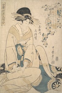 Een Courtisane, 1807 door Kitagawa Utamaro