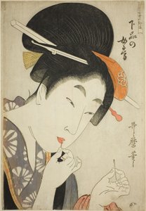 A Wife of the Lower Rank (Gebon no nyobo), uit de serie "A Guide to Women