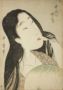 A Wife of the Middle Rank (Chubon no nyobo), uit de serie "A Guide to Women