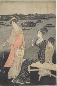Kawabiraki Nachtfestival: Uitzicht op de Sumida-rivier
