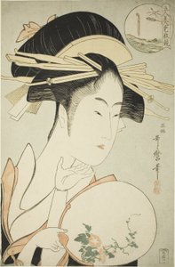 Kisegawa van de Matsubaya, ca. 1795-96 door Kitagawa Utamaro