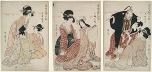 Mitate Onsterfelijke Dichters door Kitagawa Utamaro