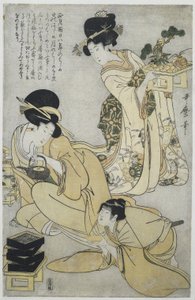 Nieuwjaar door Kitagawa Utamaro