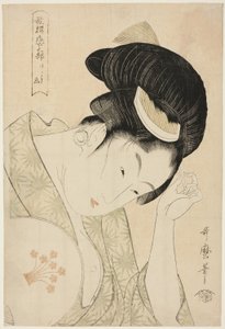 Obvious Love (Arawaruru koi), uit de serie "Anthologie van Gedichten: Het Liefdesgedeelte (Kasen koi no bu)"